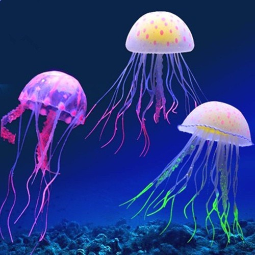 Glowing Jellyfish Vivid Jellyfish Fish Tank Decoration Artificial Jellyfish - Picture 5 of 18