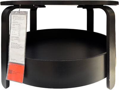 Brand New IKEA BORGEBY Coffee Table Black 70 cm (27 ½ 