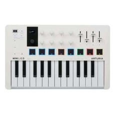 Arturia MiniLab 3 Keyboard Controller - White...