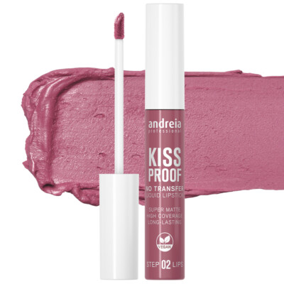 Schmutzfrei matt flüssiger Lippenstift - Andreia professionell kussfest - langlebig
