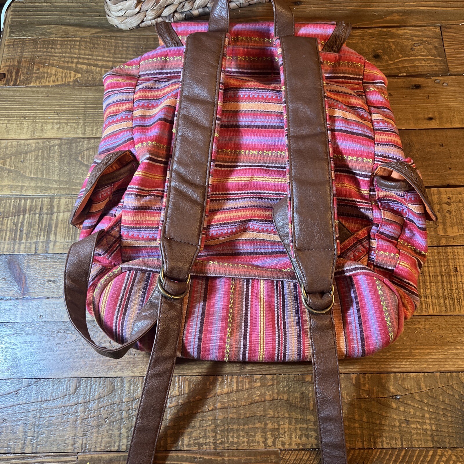 Olsenboye Backpack knapsack Multicolor Tapestry S… - image 8