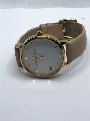 Kate Spade KSW1245 Women Pink Leather Analog Cream Dial 