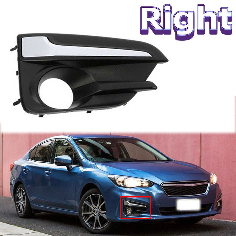 Right Front Fog Light Lamp Cover Bezel 1Pcs For Subaru Impreza 2017 2018 2019