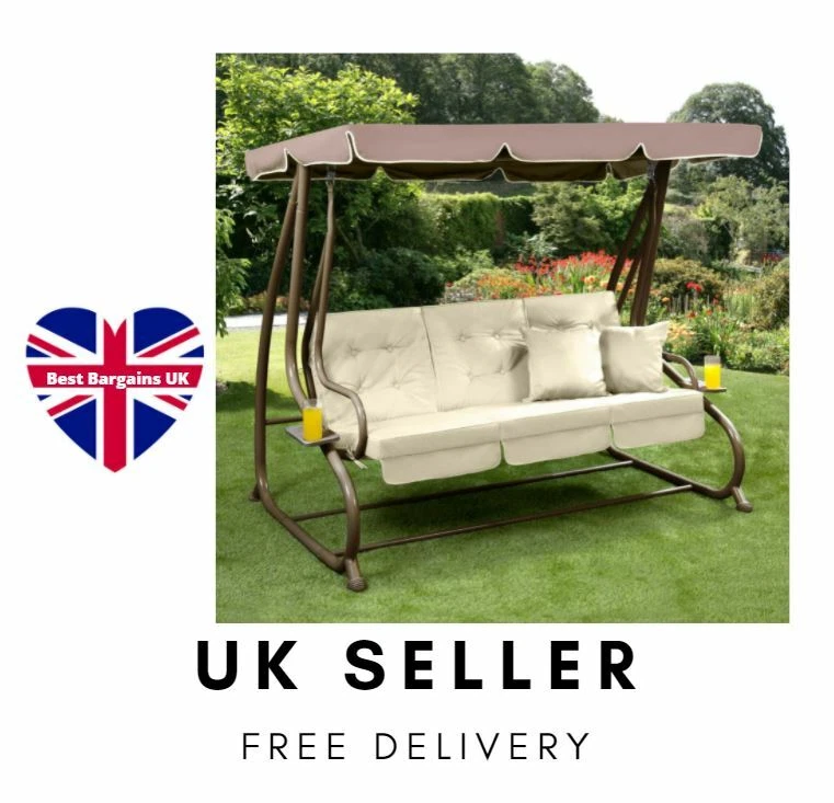 Gardman somerset 3 seater swinging hammock bed clearance