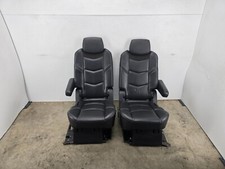 Cadillac Escalade 2015-2020 Oem Rear Second 2nd Row Leather Black Chair Seat