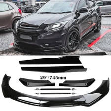 For Honda HRV HR-V Front Rear Bumper Lip Spoiler Splitter Body Kit Side Skirt