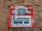 Vintage 1986 Budweiser Beer Born Before Age 21 Calendar Plastic Bar Pub Sign