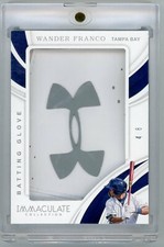 2019 Panini immaculate Batting Gloves IJ-WF Wander Franco #4/8