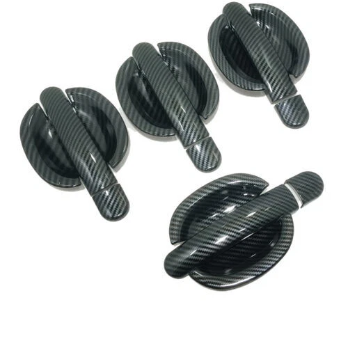 2012-2018 Cubierta de Adorno para Volkswagen Jetta ABS Manija de Puerta Lateral de Fibra de Carbono Tazón Foto 4 de 4