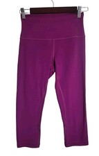 Lululemon Pants Women 6 Align Leggings Deep Purple Cropped Athleisure Crossfit 