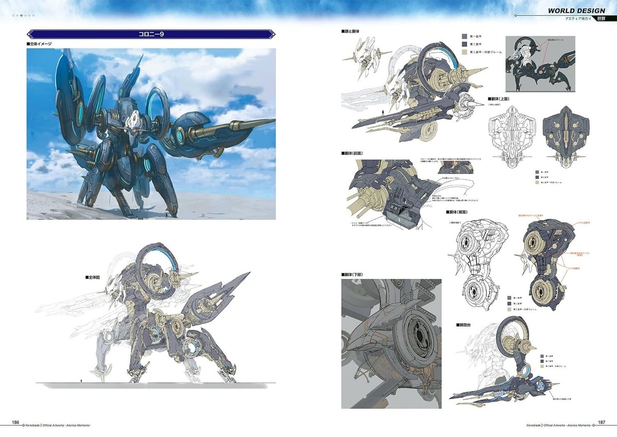 Xenoblade Chronicles 3 OFFICIAL ART WORKS Aionios Moments