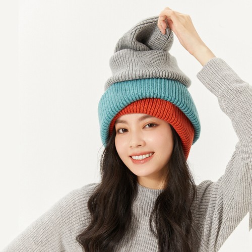 OH! Winter Cap Warm Protection Knitted Hat Bonnets Beanies for Women Boys Girls - Picture 5 of 16