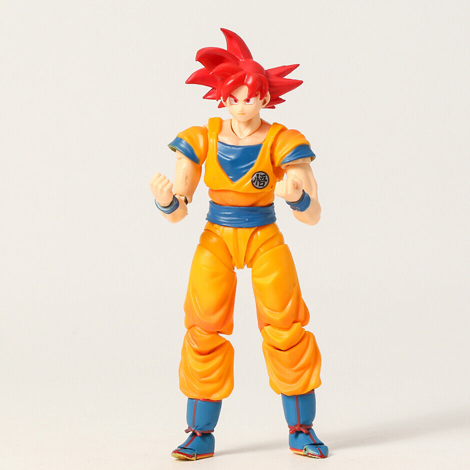 Anime SHF Dragon Ball Super Saiyan Son Goku Hair Action Figure NEW NO BOX | eBay