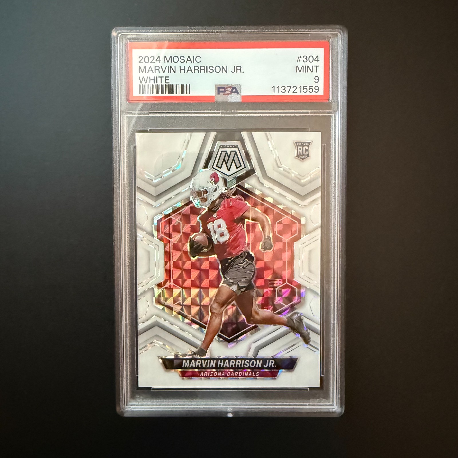 2024 Panini Mosaic - Marvin Harrison Jr. #304 White /25 (RC) MINT