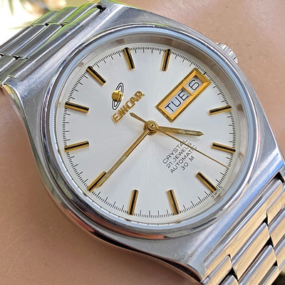 K*i様 ENICAR Automatic 腕時計 本体 Vintage ENICAR men's automatic watch day/date AR-2158 swiss made
