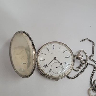 Antique Robert roskell Pocket Watch Running 