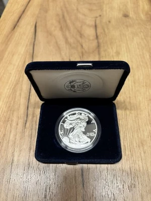 1997-P Silver American Eagle, 1 oz. Proof/PP, in Box & COA - Jahrgang 1997 - Bild 1 von 4