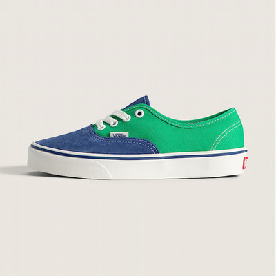 VANS Authentic Primary Racing Navy Green Unisex Mens Size US Shoes VN000EHHNVY