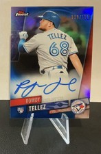 2019 Topps Finest Auto Blue Refractor /150 Rowdy Tellez Auto #FA-RT Blue Jays