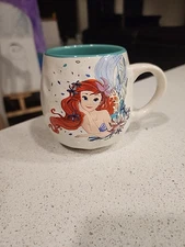 Disney Princess The Little Mermaid Ariel Coffee Mug ZRIKE Brands Dimple Design