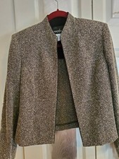 Ladies Lightweight Tweed Blazer S 10