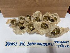 10  Brass BC Lamp Holder B22 Suitable for Table Light Brand New Selling Job Lot