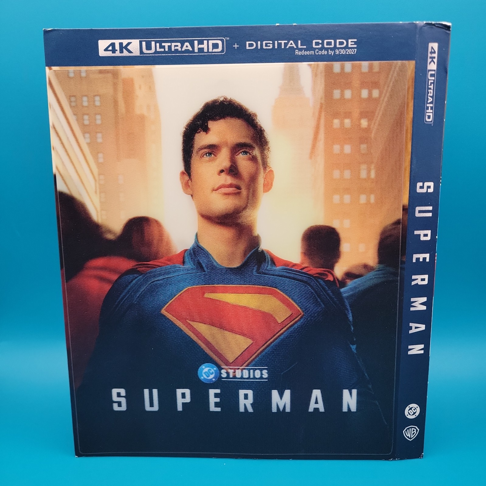 Superman (2025) 4K Lenticular Slipcover ONLY -  NO Disc NO Case * Rare OOP