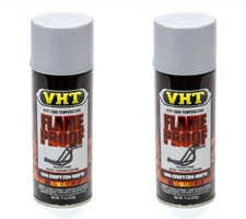 2-Pack VHT SP117 High Temp Exhaust Manifold Paint Aerosol ALUMINUM Flameproof