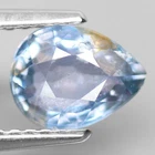 1.41ct.VALUABLE SAPPHIRE MADAGASCAR UNHEATED GEMSTONE CORNFLOWER BLUE PEAR RARE