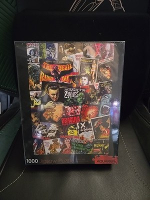 Aquarius Hammer House of Horror Movie Posters Jigsaw Puzzle 1000 Piece