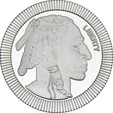 1 oz Silvertowne Buffalo Stackable Silver Round (New) 96.72 per troy oz