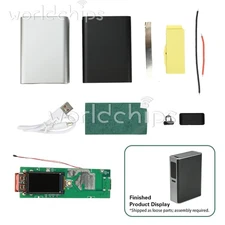 22.5W Fast Charging Module Color Screen DIY Power Bank Kit 21700 Battery Case