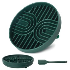 Best 2 in 1 Slow Feeder Dog Bowls Silicone Lick Mat for Dogs, Puzzle Bowl with