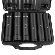 1/2 Inch Drive Heavy Duty Extended Length Extra-Deep Length Impact Socket Set...