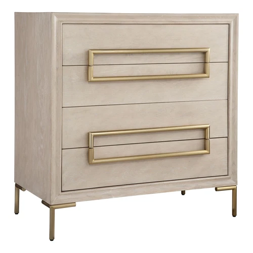 Uttermost Alessia Light Oak Accent Chest - Picture 3 of 6