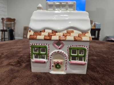 Vintage christmas gingerbread house Candle Holder from Spain