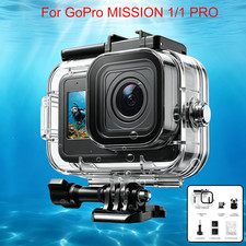 197FT/60M Waterproof Underwater Cases  Housings For GoPro MISSION 1 / 1 PRO