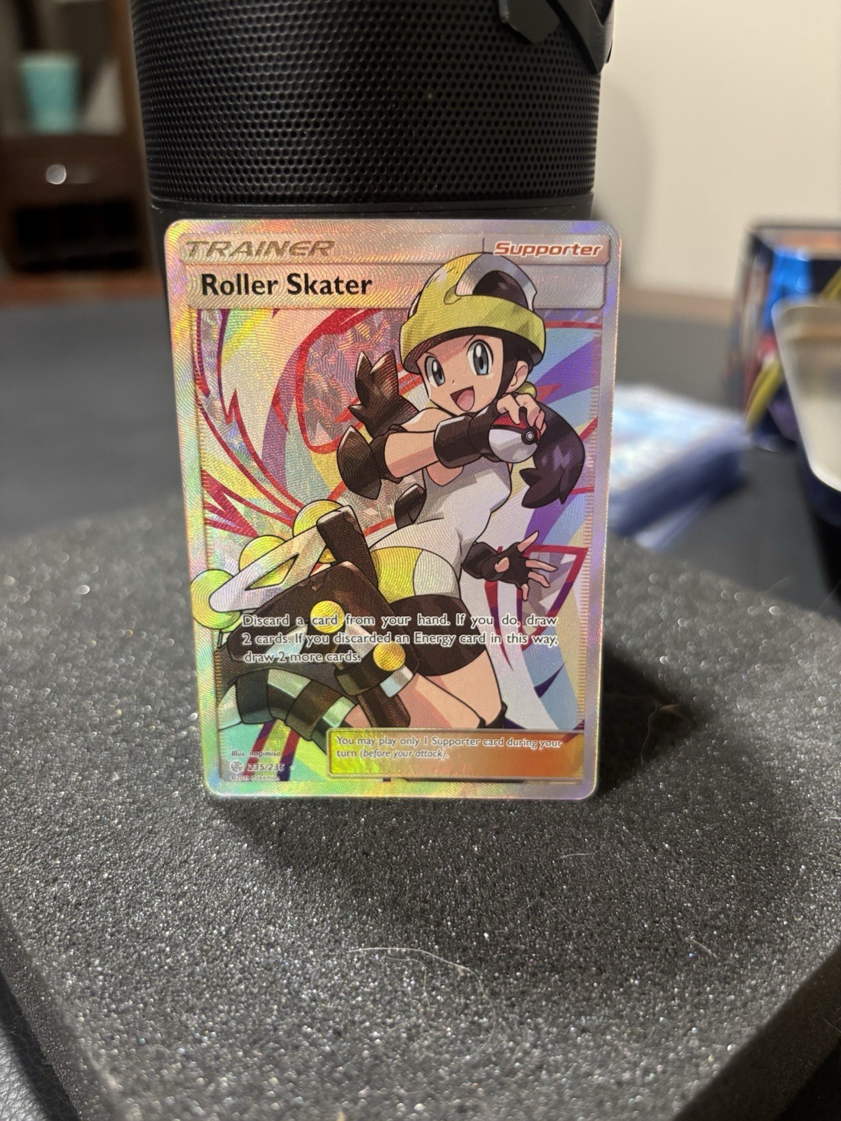 Pokémon TCG Roller Skater Cosmic Eclipse Holo Card 235/236 Full Art Ultra Rare