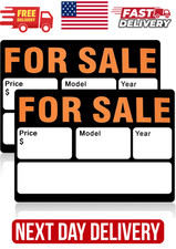 Plastic Auto for Sale Sign - 8 in. x 12 in. Durable, Weatherproof, Easy to Read