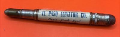 VTG El Paso (Illinois) Elevator, Co. 4'' Bullet Pencil - Panola, Enright, Kappa