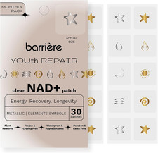 Youth Repair NAD Patches for Women Men - 30 Count Featuring NR Nicotinamide