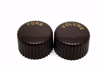 2 Harmony Cupcake Brown Knobs Tone + Vol 1''x 5/8''