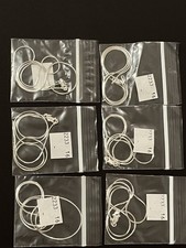 Lot of 6 Silver Metal Snake Chain Necklaces 16 in Lobster Clasp MPN 2233