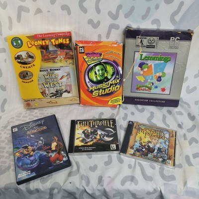 Vollgas, Escape From Monkey Island Lemmings Big Box PC Konvolut
