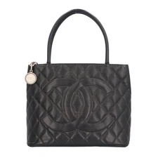 CHANEL Tote Bag A01804 Caviarskin Standard used