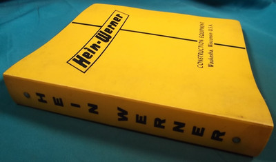 HEIN WARNER C24 & C28 BACKHOE LOADER PARTS MANUAL BOOK CATALOG