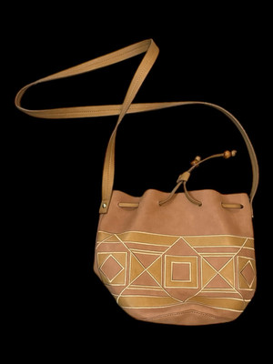International Concerts Leather Cross Body Bag Purse INC New Without Tags