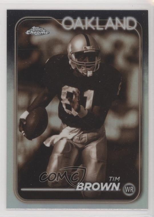 2024 Topps Chrome Sepia Refractor Tim Brown #151 HOF 1s8