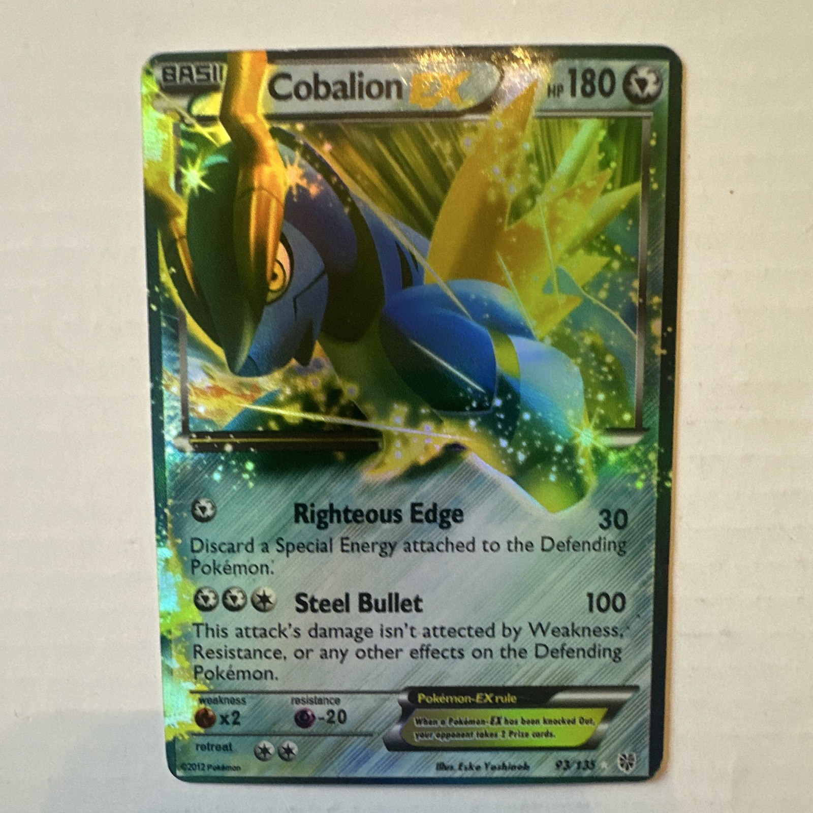 Cobalion EX 93/135 Plasma Storm Holo