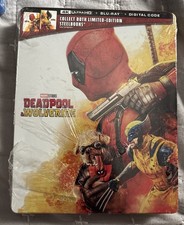 Deadpool  Wolverine 4k Uhd Blu-ray  Digital Code - Tears In Plastic